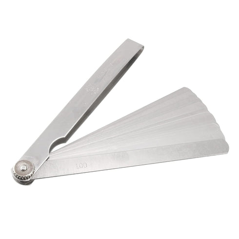 uxcell 6" Long Metric Filler Feeler Gauge, 0.02 to 1mm Thickness