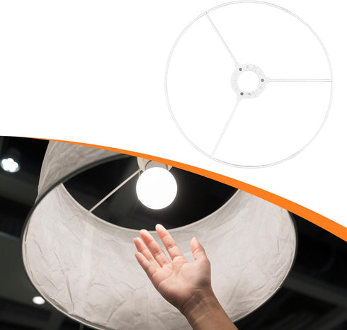 Leefasy 13 inch Lamp Shade Frame Easy to Install Connecting Lamps Harp Professional Strong for Table Floor Lamps