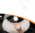 Leefasy 13 inch Lamp Shade Frame Easy to Install Connecting Lamps Harp Professional Strong for Table Floor Lamps