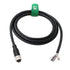 M12 A-Coded 5 Pin Female Actuator Sensor Electrical Cable, 3m for Industrial Control Automation, Network, CANopen