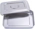 Medical Surgical Trays, Stainless Steel Dental Instruments Tray Organizer with Lid & Handle Grip