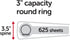 OfficeMax Durable Reference Binders with Round Ring, 3", Black