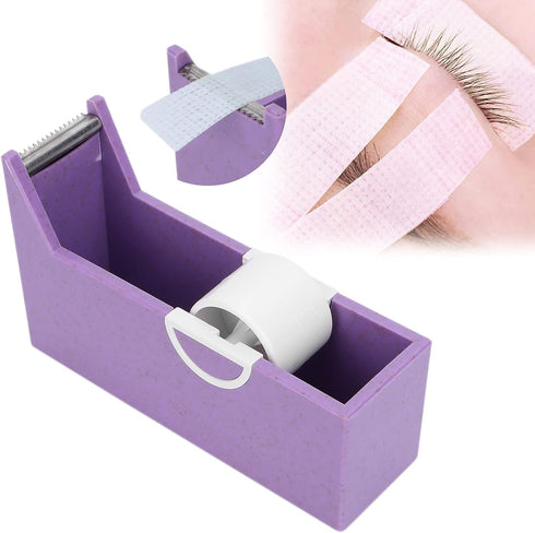 Portable Eyelash Extension Tape Dispenser, Handheld Desktop Tape Cutter for Home Beauty Salon
