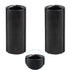 Unlorspy 2PCS 12.7mm (1/2") 8mm (5/16") Router Conversion Chuck Adapter to Black Carbon Steel Router Collet Converter