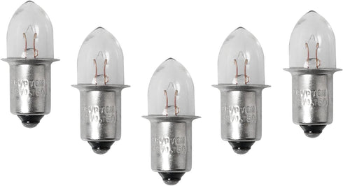 LED Light Bulb, 5pcs, 4D 4.8V 0.75A Bayonet Base Krypton Replacement for Flashlight
