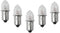 LED Light Bulb, 5pcs, 4D 4.8V 0.75A Bayonet Base Krypton Replacement for Flashlight