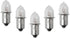 LED Light Bulb, 5pcs, 4D 4.8V 0.75A Bayonet Base Krypton Replacement for Flashlight