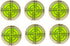 6 pcs Bubble Spirit Level, 32x7mm Circular Level Bubble for RV, Travel Trailer, Tripod, Phonograph