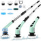 Electric Spin Scrubber,Cordless Cleaning Brush Spin Scrubber,Power Scrubber 2 Adjustable Speeds,7 Replaceable
