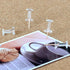Binder Clips Paper Clips Push Pins Sets with Box for Office, School and Home Supplies (Rose Gold)
