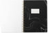 Fringe Studio Large Tab Notebook, Marble Gray, 180 Lined Pages, Flexible Paperback Cover, 5 Subject/Die-Cut Dividers