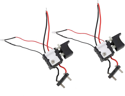 Electric Drill Switch, 2pcs Power Tool Switch for Impact Hammer Drill Equipment Accessories