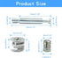 10 Set Cabinet Furniture Connecting Cam Fitting with Dowel and Pre-Inserted Nut