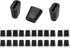Tufeifrank 25pcs Hard Rubber Feet for Sink Grid Sink Protecter Black Rubber Wire