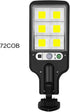 IP65 (B-72COB) Solar Street Lights Outdoor Waterproof, Solar Powered Street Lights Dusk to Dawn with Motion Sensor, LED
