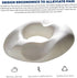 Hbbgdiy Hemorrhoid Donut Pillow Memory Foam Cushion Slow Rebound Pressure Relief Pillow Anti-Slip & Thickened