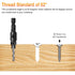 Countersink Drill Bit Set, 5Pcs Woodworking Counterbore Hole Drill Bits for Wood, 1/4" Hex Shank Quick Change Chamfered Adjustable Drilling Tool Kit on Pilot Counter Sink Holes for Woodworking