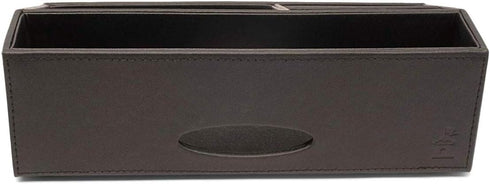 Castle Armory Leatherette Desk Organizer Caddy, All-in-one Clutter Organizer for Office, Home, Personal Supplies