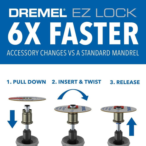 EZ728-01 11-Piece Dremel EZ Lock Cutting Accessory Micro Kit