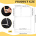 3 BENECREAT Pocket Valet Tray Router Templates, Rectangle Clear Acrylic Template, Woodworking Router Template