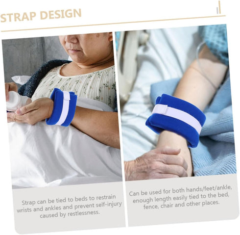 4-Pack Bed Rails Fixing Belts for Hospital Use - Breathable and Easy to Use