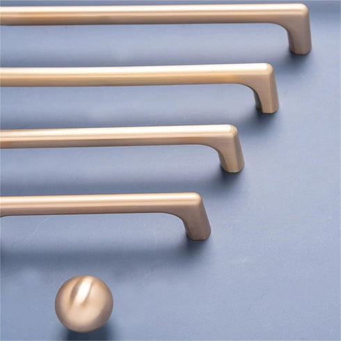 Generic Copper,160mm) Vintage Cabinet Handle Kitchen Suitable for Bedside Table Drawer Knob(Brushed
