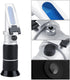VGVGV Brix Refractometer, Handheld Alcohol Refractometer Sugar Brix Alcohol Alcoholometer Sugar Meter Refratometer