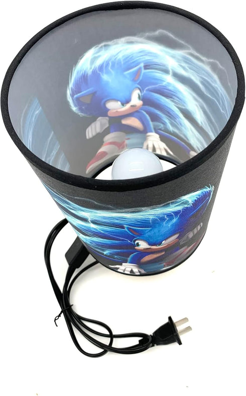 EDecor Super Sonic Table Lamp Bedside Night Light Wood Base Room Decoration or Great Gift Ideas