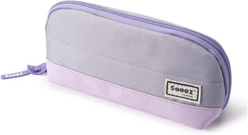 Sooez Wide-Opening Pencil Pen Case, Lightweight Spacious Pencil Pouch Zipper Stationery Bag, Aesthetic Supply with
