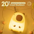 2 Dimmable, ATSUI Cute Capybara Night Light, LED Squishy Novelty Animal Lamp, Food Grade Silicone, Level Breastfeeding