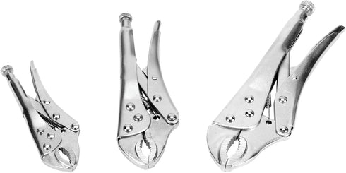 Performance Tool W1107DB 3-Piece Lock Grip Pliers Set