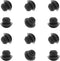12PCS Black 8mm (5/16") Floor Bottle Jack Plugs, Rubber Oil Filler Plug for Reservoir Filler Hole