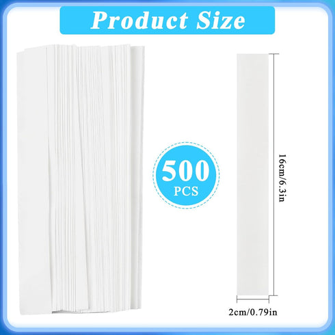 500 Pcs Chromatography Paper Strips, 0.78 x 6.3 inch Experiments Filter Papers, Laboratory Cleaning Paper for Chemistry, Laboratory, Classroom, Pigment Separation and Experiments by Lainballow