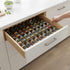 672 1.2" Set Preprinted Spice Labels Book with AZ Index, Minimalist Black Round Stickers for Kitchen Jars, Waterproof