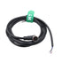 Sensor Actuator M12 A Coded 4 Pin 90-Degree Female Shield Cable to Open Wire for Industrial Automation, 1m