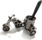 Metal Office Desktop Accessories Set, Creative Motorcycle Pen Holder, Metal Brush Stand Holder for Makeup Desk