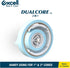 Excell Dualcore Desktop Tape Dispenser - 1"+3" Core with Sturdy Metal Base for Home, Office, Shop