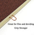 HAHIYO Rose Gold Paper Clips - 1.3" (33mm) Length, Vinyl Coated, 120 Pack for Home Office School