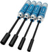 4Pcs Nut Driver Set, RC Tool Set Hex Nut Driver for RC Vehicle, Helicopters, Drones, Appliances Repair