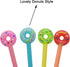 Maydahui 28PCS Cute Kawaii Donuts Gel Pens Black Ink for Students Office Supplies Party