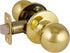 Design House 782912 Polished Brass Ball Passage Hall and Closet Door Knob