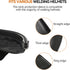 LIMXYZ (H005) Split Cowhide Wrap-Around Helmet Bib Cover with Press Fit Seal, for Most Welding Helmets Accessories