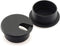 HJ Garden 2pcs 1-1/2 inch Desk Wire Cord Cable Grommets - Hole Cover for Office PC Desk Cable Organizer - Black