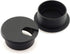 HJ Garden 2pcs 1-1/2 inch Desk Wire Cord Cable Grommets - Hole Cover for Office PC Desk Cable Organizer - Black