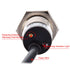 M18 Capacitive Proximity Sensor Switch Non-Shield Type LJC18A3-B-Z/AY Detection 10mm 10-30VDC 200mA PNP Normally Closed