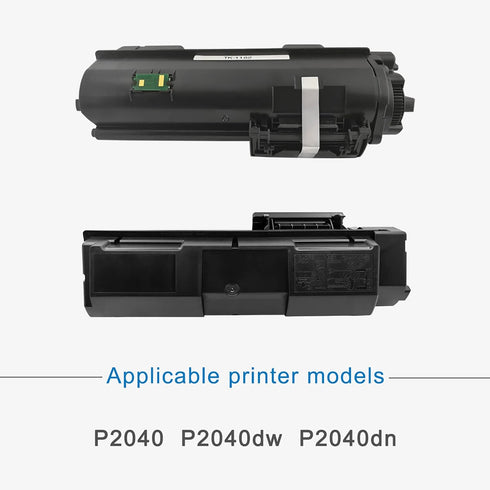 VICTORSTAR Compatible Toner Cartridge TK1162 Black for Kyocera ECOSYS P2040dn P2040dw Printers