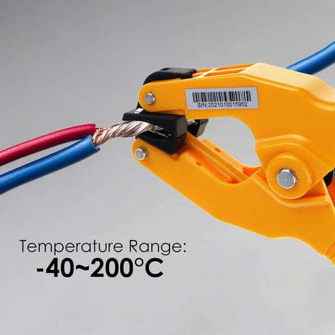 K Type Thermocouple Clamp Probe Temperature Sensor Clip Lead Pipe Clamp for HVAC Temperature Range -40~392°F