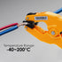 K Type Thermocouple Clamp Probe Temperature Sensor Clip Lead Pipe Clamp for HVAC Temperature Range -40~392°F