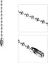20 Inch 50mm uxcell Ceiling Fan Pull Chain, Nickel Finish Chain Ornament Extension, Clear Crystal Circle Pendant