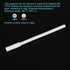 MECCANIXITY Magnetic Stir Bar Retriever, 150mm Length PTFE Coating Mixer Stirrers, White